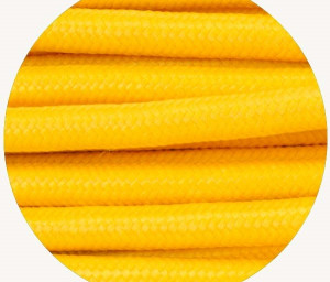 sfc033: Yellow Fabric Cable