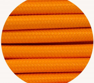 Orange Fabric Cable