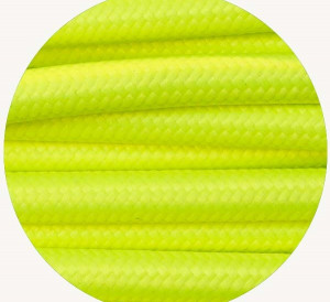 sfc022: Neon Yellow Fabric Cable