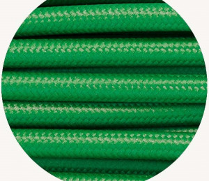 sfc007: Forest Green Fabric Cable