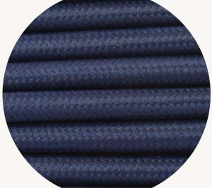 Midnight Blue Fabric Cable