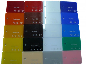 Perspex Colour Chart