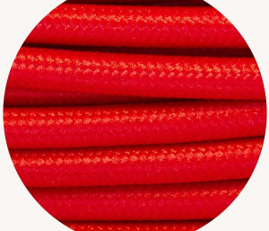 sfc027: Red Fabric Cable