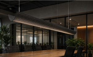 lap-1500: Perforated Suspended Linear Light