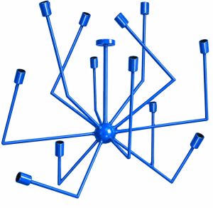 CF003: 12 Arm Ceiling Fitting