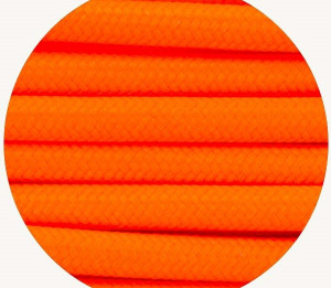 Neon Orange Fabric Cable